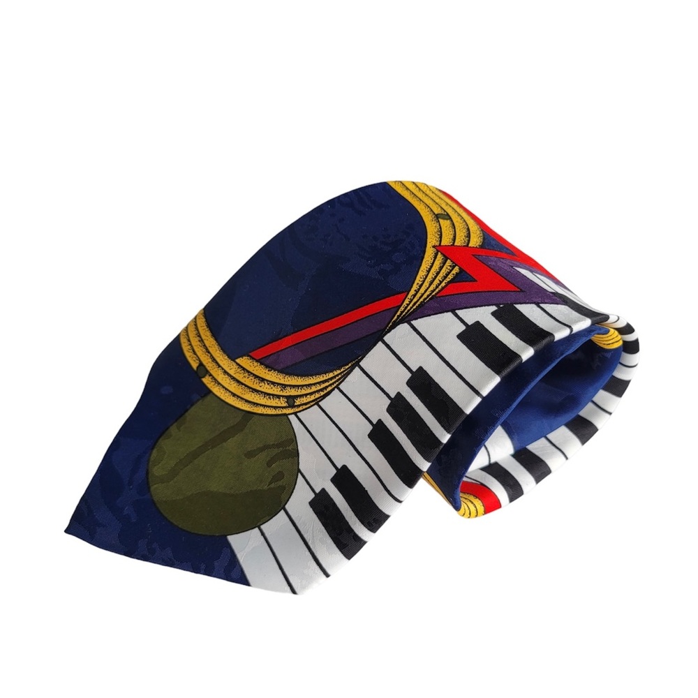 Keyboard Play Piano Musical Motif Novelty Tie NWOT in Original Packaging